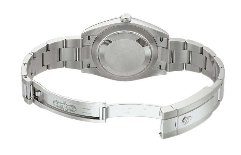 Steel 41mm Silver Index Dial Oyster Bracelet With Card 2017