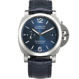 40mm Quaranta Steel Blue Sandwich Dial