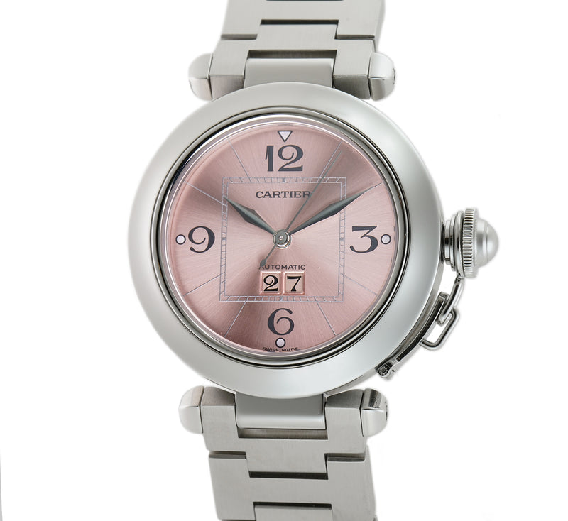 Big Date 35mm Steel Pink Dial Automatic