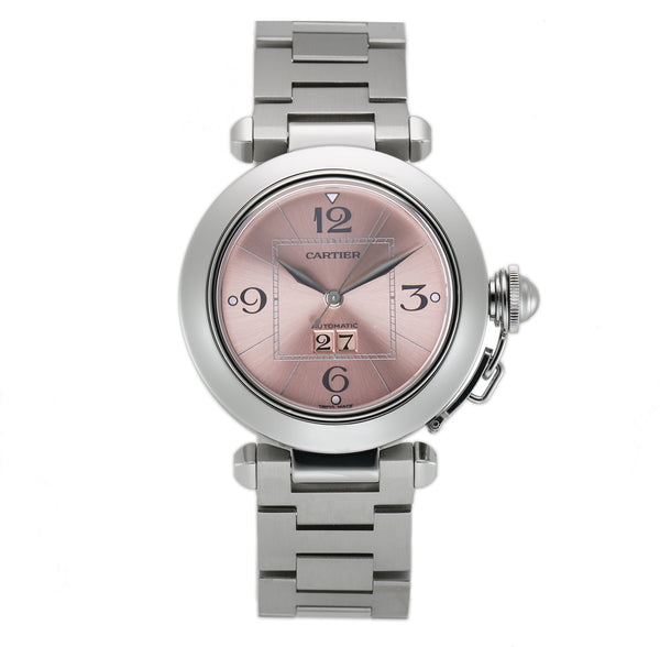 Big Date 35mm Steel Pink Dial Automatic