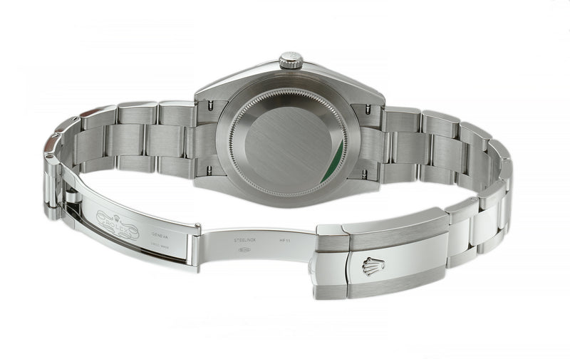 Steel 41mm Silver Index Dial Oyster Bracelet