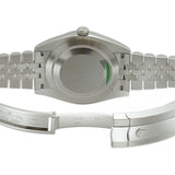 41mm Steel Blue Roman Dial 18k Fluted Bezel Jubilee Bracelet