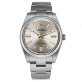 41mm No-Date Silver Dial