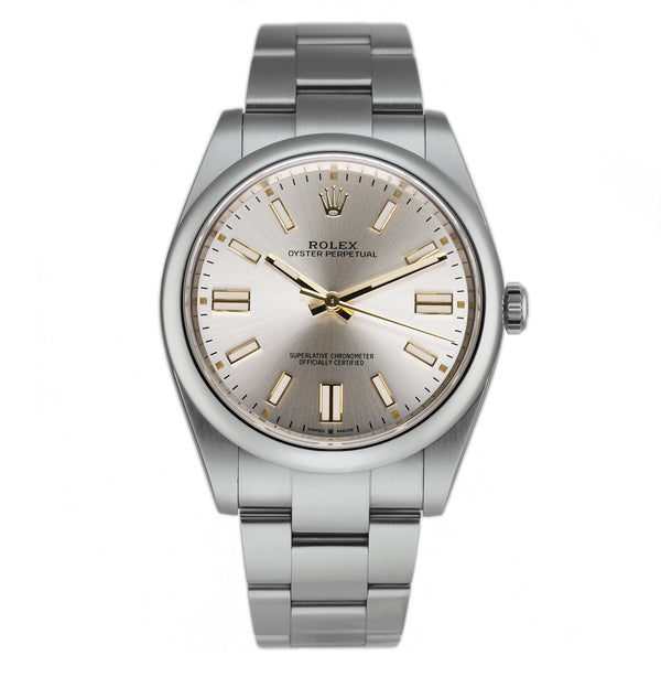 41mm No-Date Silver Dial