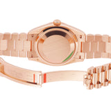36mm 18k Everose Gold President slate Ombré Baguette Diamond Dial
