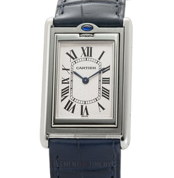 Cartier Tank Basculante Stainless Steel 25mm Mechanical W1011358