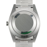 40mm Platinum President Fluted Bezel Slate Index Dial