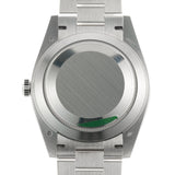40mm Platinum President Baguette Diamond Bezel Black Baguette Diamond Dial
