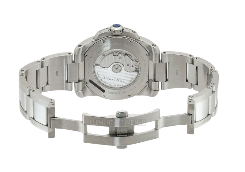 Stainless Steel 42mm Silver Dial On Bracelet Full Set 2014