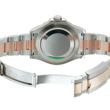 37 Steel and 18k Everose Gold Chocolate Brown Dial