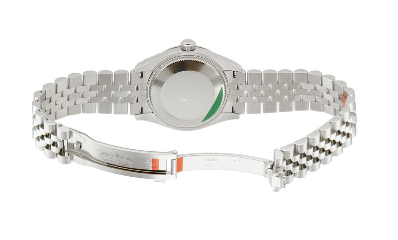 31mm Diamond Bezel White Roman Dial Jubilee Bracelet