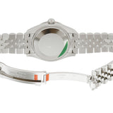 31mm Steel and 18k Fluted Bezel Dark Grey Diamond-Set Dial Jubilee Bracelet