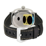 45mm Black Seal Logo Steel Black Dial