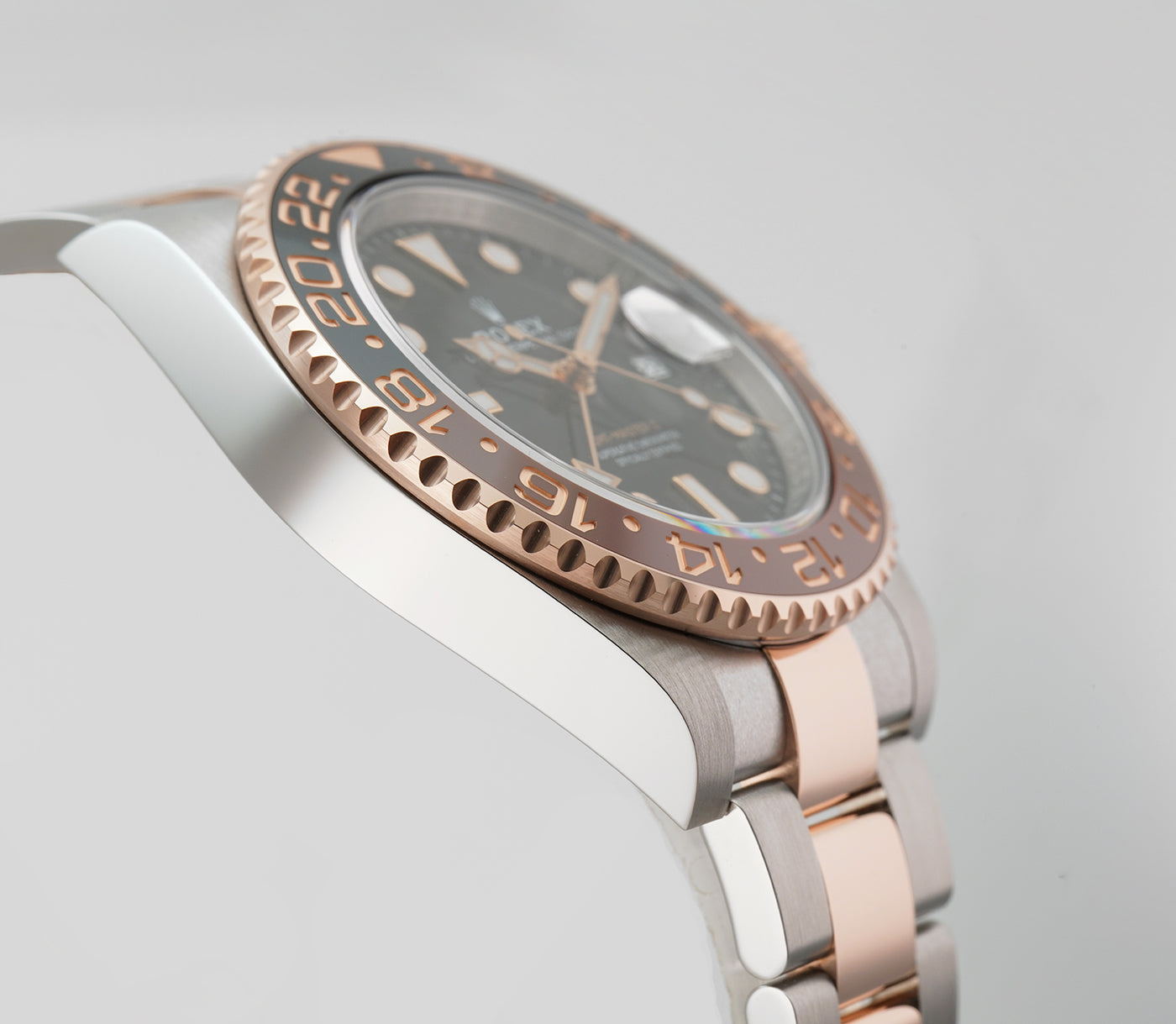 Rolex GMT-Master II Steel Everose Root Beer Ceramic Bezel