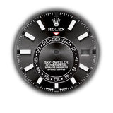 42mm 18k White Gold Black Dial Oysterflex