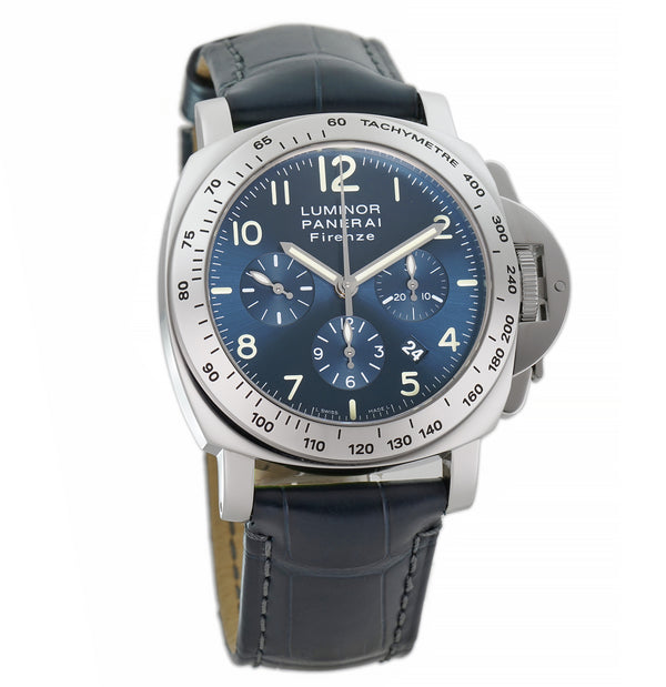 Daylight Chronograph Firenze Steel Limited Edition 44mm Blue Dial Full Set 2005