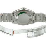 36mm Steel Wimbledon Roman Dial Oyster Bracelet