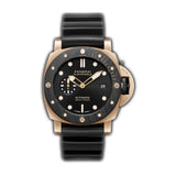 44mm QuarantaQuattro Goldtech OroCarbo Black Dial