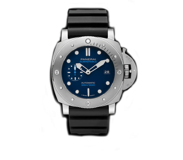 47mm Submersible BMG-TECH Blue Dial on Black Strap