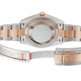 41mm Steel & Everose Gold Chocolate Diamond Dial Oyster Bracelet