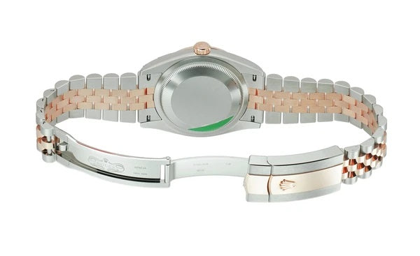 36mm Steel & Everose Wimbledon Roman Dial Jubilee Bracelet