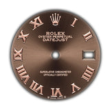 28mm Steel and 18k Everose Gold Chocolate Roman Dial Jubilee
