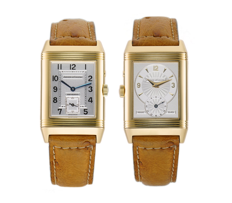 Vintage Reverso Duo Night & Day 26mm 18k Yellow Gold Serviced 08/2021