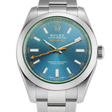40mm Green Crystal Z-Blue Dial