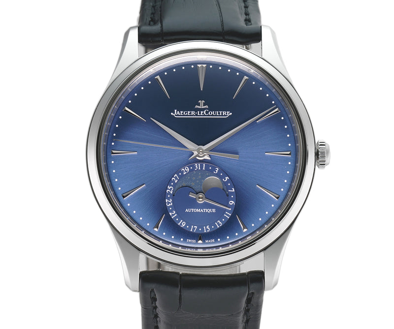 Master Ultra Thin Moon Steel 39mm Blue Dial