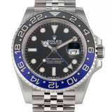 Blue & Black Ceramic Bezel On Jubilee Bracelet Batgirl