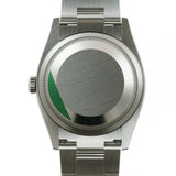 36mm Steel Black Diamond Dial 18k Fluted Bezel Oyster Bracelet