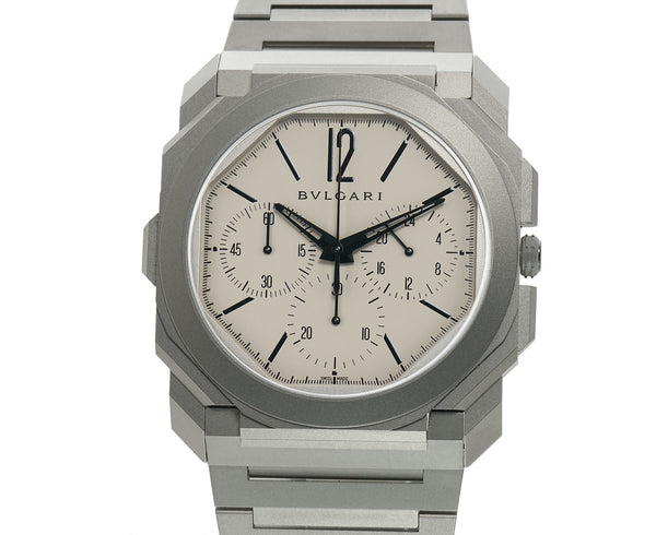 Finissimo Chronograph GMT Titanium 42mm Grey Dial