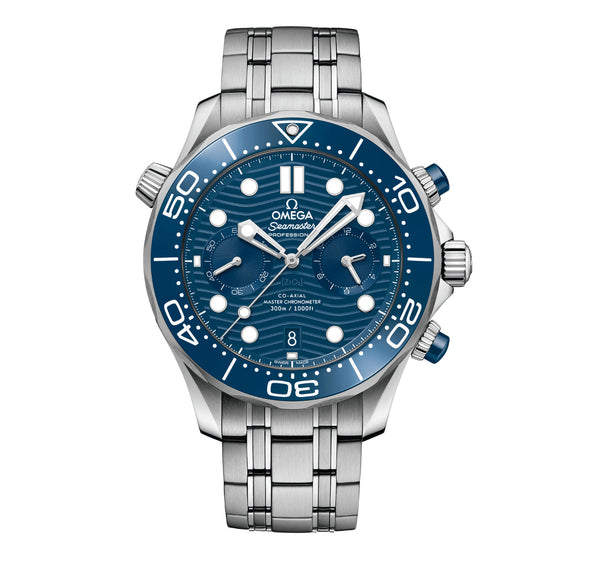 Diver 300m Co-Axial Master Chronometer Chronograph 44mm Blue Dial