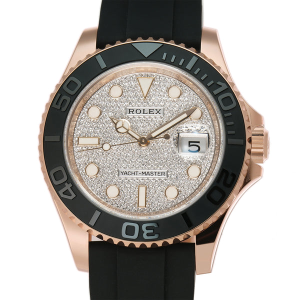 Rolex yacht master on sale 40 rose gold price