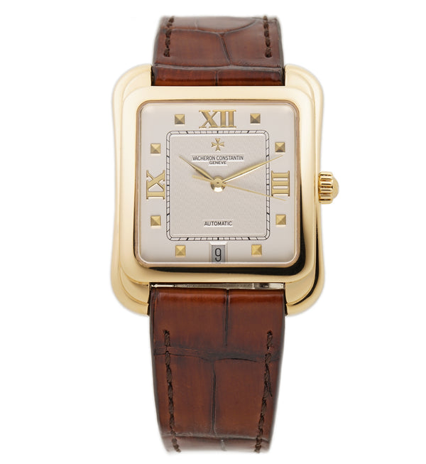 31mm Toledo 18k Yellow Gold Silver Dial Automatic Large Model