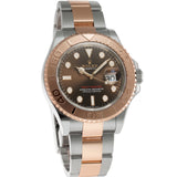 40 Steel and 18k Everose Gold Chocolate Brown Dial