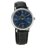 Steel 40mm Blue Dial On Strap