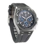 Chronograph 43mm Titanium Ceramic “Méga Tapisserie” Grey Dial