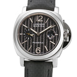 44mm Marina 18k White Gold Carbon Fiber Dial 2004