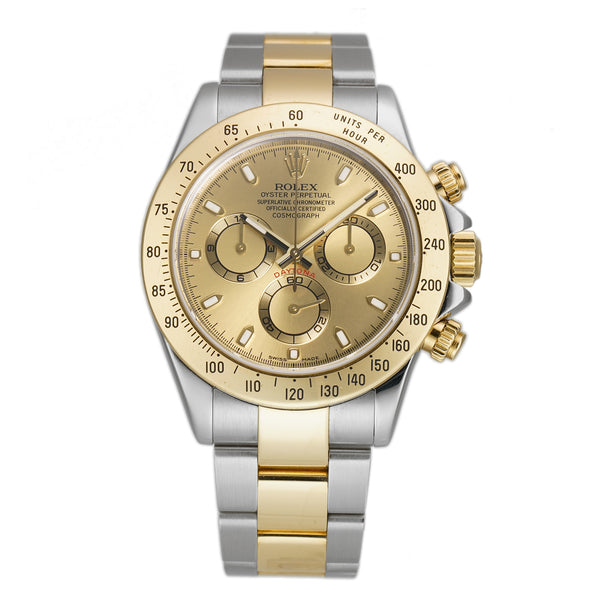 Steel & 18k Yellow Gold Champagne Dial 2004