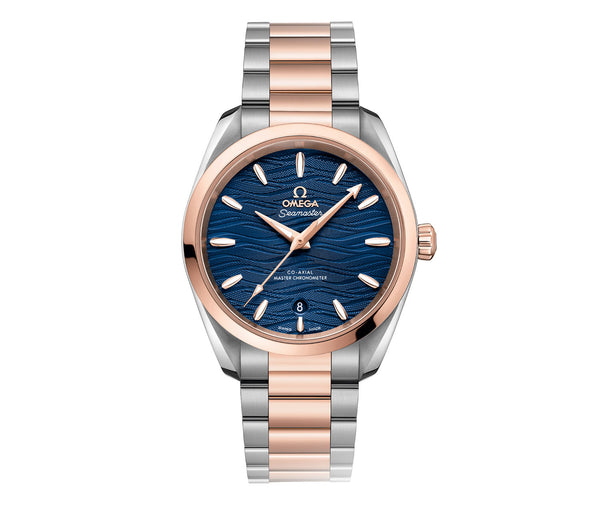Aqua Terra 150m Co-Axial Master Chronometer Ladies 38mm Blue Dial On Bracelet