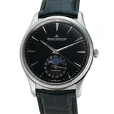 Master Ultra Thin Moon Steel 39mm Black Dial