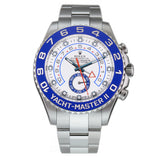 Regatta Chronograph 44mm Blue Hands on RubberB  Bracelet Included