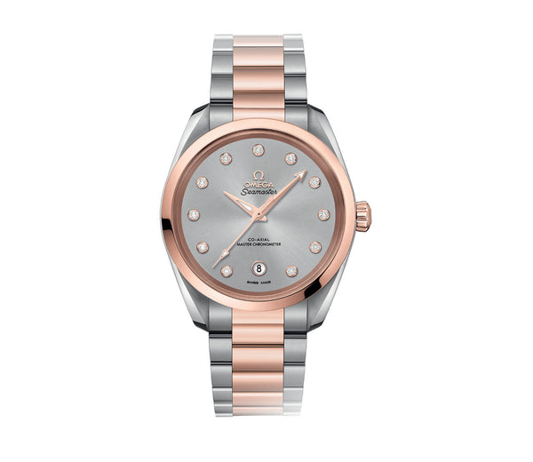 Aqua Terra 150m Co-Axial Master Chronometer Ladies 38mm Grey Dial On Bracelet