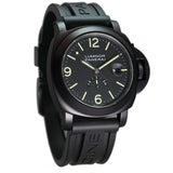 Power Reserve PVD Coated Steel 44mm Black Hobnail Dial Full Set L Series