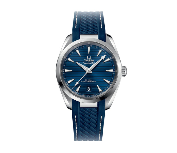 Aqua Terra 150m Co-Axial Master Chronometer 38mm Blue Dial On Strap