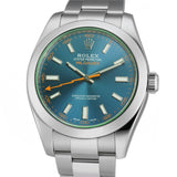40mm Green Crystal Z-Blue Dial