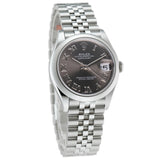 31mm Steel Dark Grey Roman Dial Jubilee Bracelet