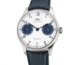 42mm Portugieser Automatic 7-Day Steel White Lacquer Dial