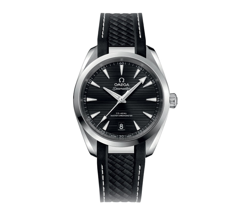 Aqua Terra 150m Co-Axial Master Chronometer 38mm Black Dial On Strap